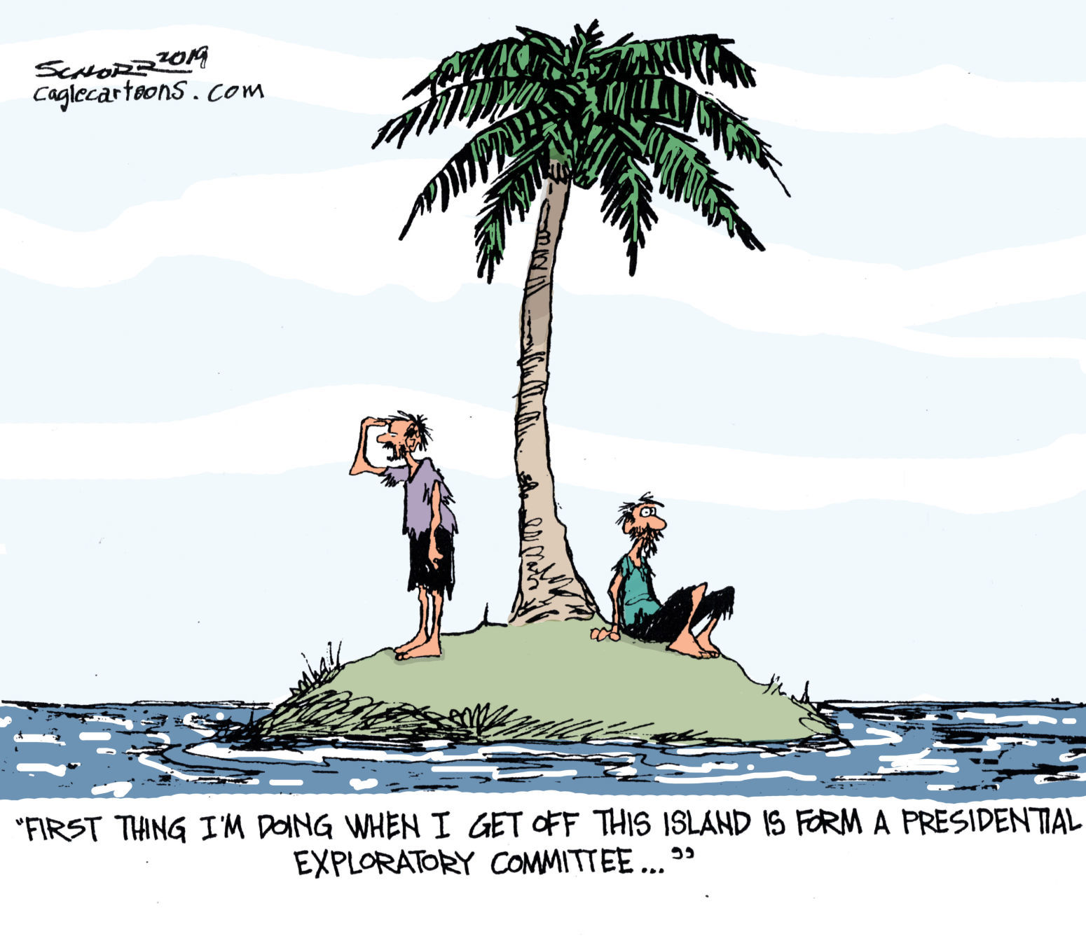 Presidential Exploratory Committee by Bill Schorr, San Clemente, California